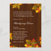 Höstfyllning, Thanksgiving, innerkanten Party