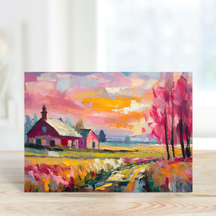 Höstgård - Modern Abstrakt Art Kort