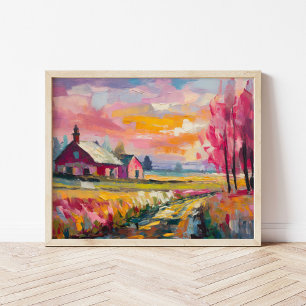 Höstgård - Modern Abstrakt Art Poster