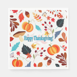 Höstglädje God höstfest Pappersservett