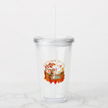 Höstglädje Söt Mus Höst Tumbler