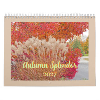 "HÖSTGLANS" 12 MÅNADER 2027 KALENDER