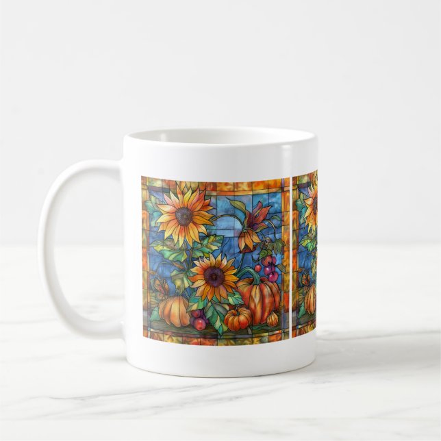 Höstglaskonst Mugg (Vänster)
