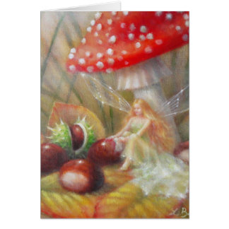 Höstglasyr Hälsningskort