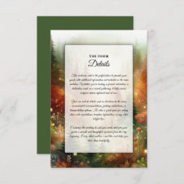 Höstglöd i Bröllop Tilläggskort