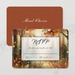 Höstglöd i den Förtrollade Skogens Bröllop OSA Kort