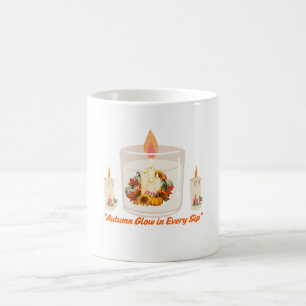 "Höstglöd på alla sidor - Mysiga fallkaffe Mugg" Kaffemugg