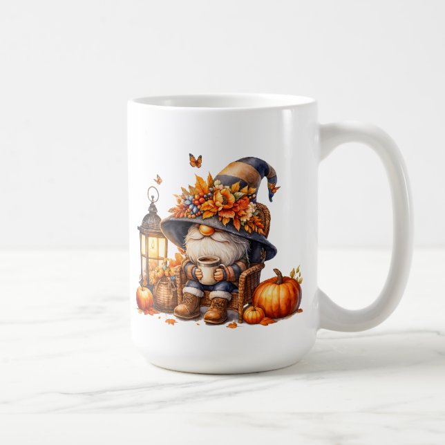 Höstgnom-mugg Kaffemugg (Höger)