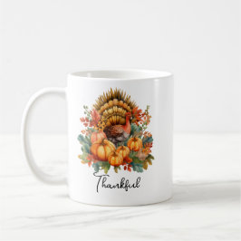 Höstgnomer med Pumpkins Cute Fall Thanksgiving Kaffemugg