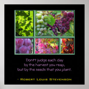 Höstgradens kollage med citat poster