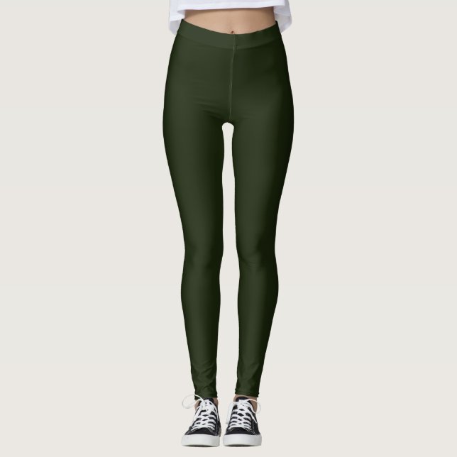 HöstGrönt Leggings (Framsida)