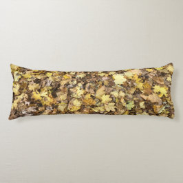 HöstGultens Löv-samling Kroppskudde