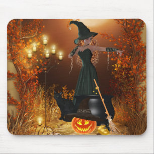 HöstHalloween häxa Musmatta
