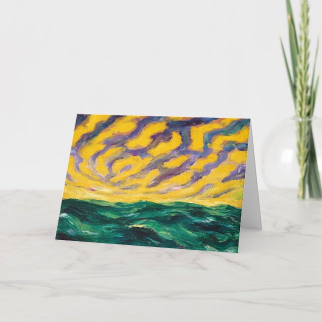 Hösthav | Emil Nolde | Tack Kort (Framsida)