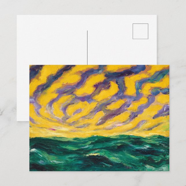 Hösthav | Emil Nolde | Vykort (Fram/baksida)
