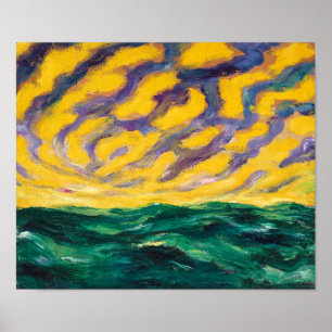 Hösthavet Emil Nolde Poster