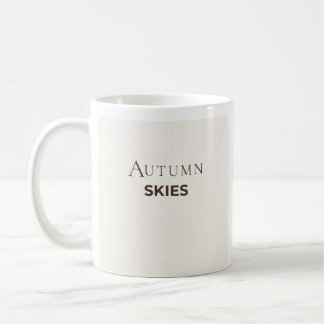 Hösthimlar Mugg | Minimalist Höst Kaffe Mugg 