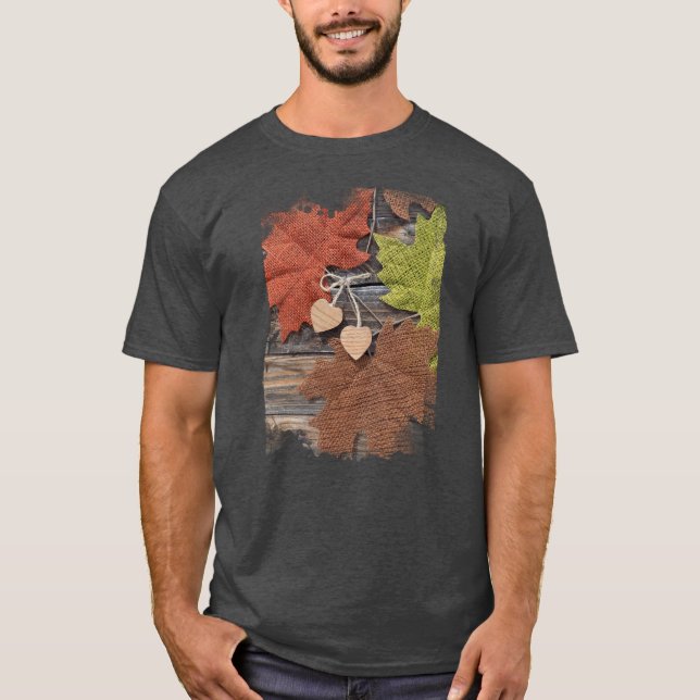 Hösthjärtor t-shirt (Framsida)