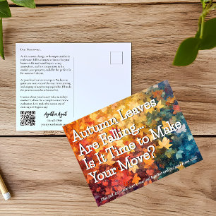 Hösthögett Fall Real Gods Marknadsföring vykort