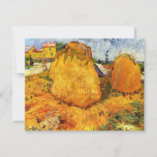 Hösthöstackar i Provence av Vincent van Gogh