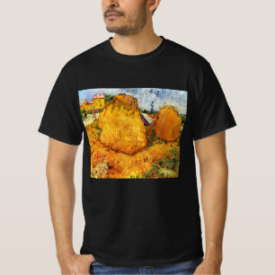 Hösthöstackar i Provence av Vincent van Gogh T Shirt