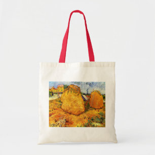 Hösthöstackar i Provence av Vincent van Gogh Tygkasse
