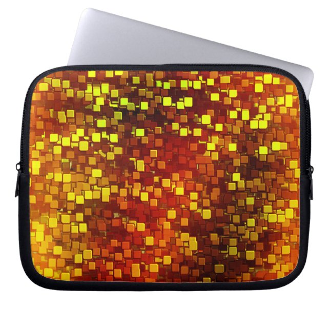 Hösthösten Honeycomb Digital Camo Laptop Sleeve (Framsidan)