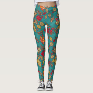Hösthösten i Löv Leggings