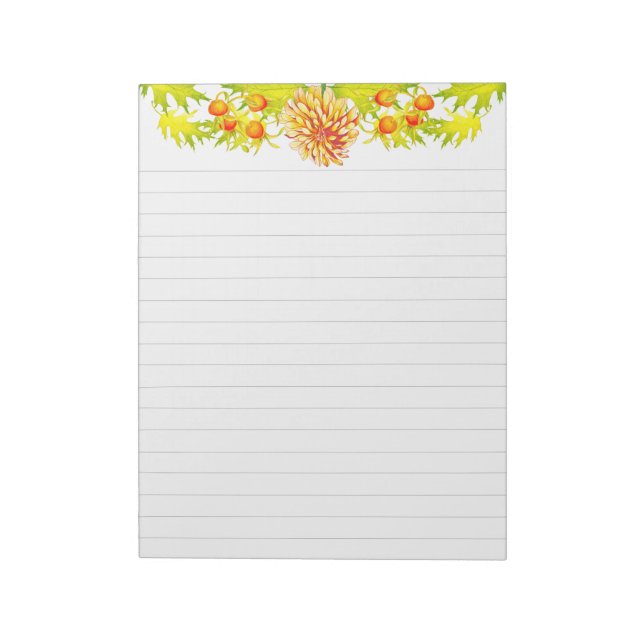 Hösthöstens ankomst till ett stort Anteckningsbloc Anteckningsblock (Roterad)