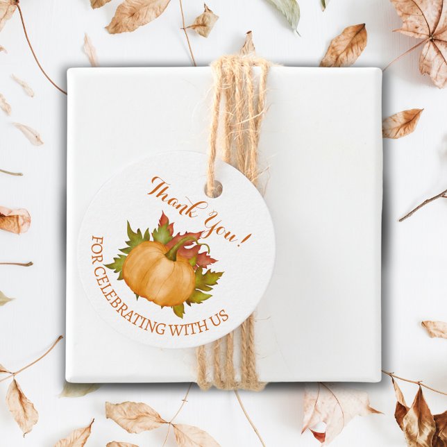 Hösthöstens kolvstumlare för höstfällor gåvor etiketter (Skapare uppladdad)