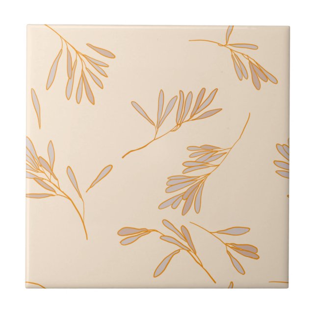 Hösthumör (1) kakelplatta (Framsidan)