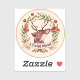 Hösthumör Halloween Klistermärken