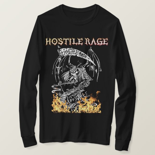 HOSTILKLASSIFICERING - Logotypen FÖR Långärmad AV  T Shirt (Design framsida)