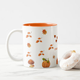 Höstkaffemug  Två-Tonad mugg