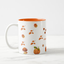 Höstkaffemug  Två-Tonad mugg