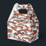 Höstkamouflage Presentaskar<br><div class="desc">Varm jordton tillför rustik elegans till denna kamouflagepresentlåda,  vilket gör den idealisk för västerländska bröllop,  utomhusbrunchar eller som förpackning för handgjorda tvål eller kryddblandningar. Ett stilrent alternativ till traditionell presentförpackning.</div>