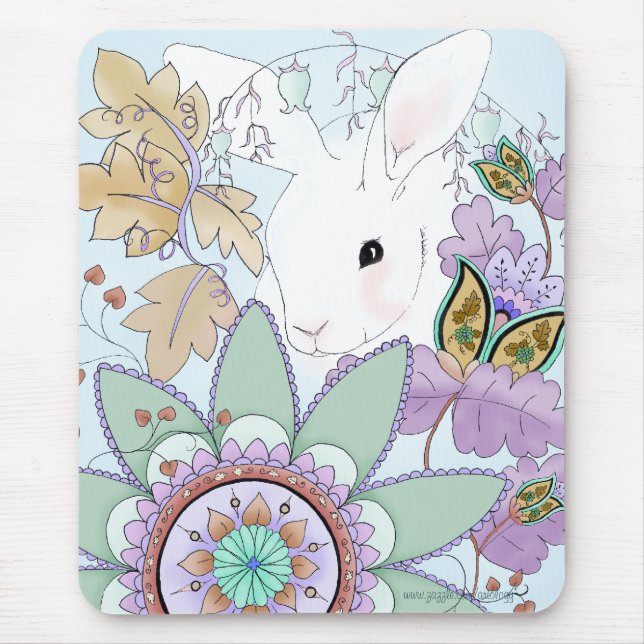 Höstkanin Mousepad Musmatta (Framsidan)