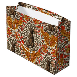 Höstkanin på benvit