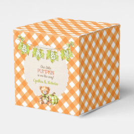 Höstkarvad Teddybjörn Pumpa Löv Presentaskar