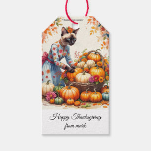 Höstkatten arrangerar "Blessings in each Pumpkin" Presentetikett