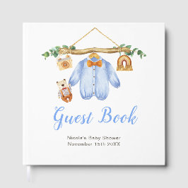 Höstkläder för babyboy shower gästböcker
