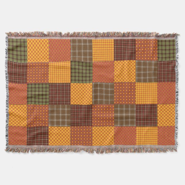 Höstkomfort Quilt Filt (Framsidan)