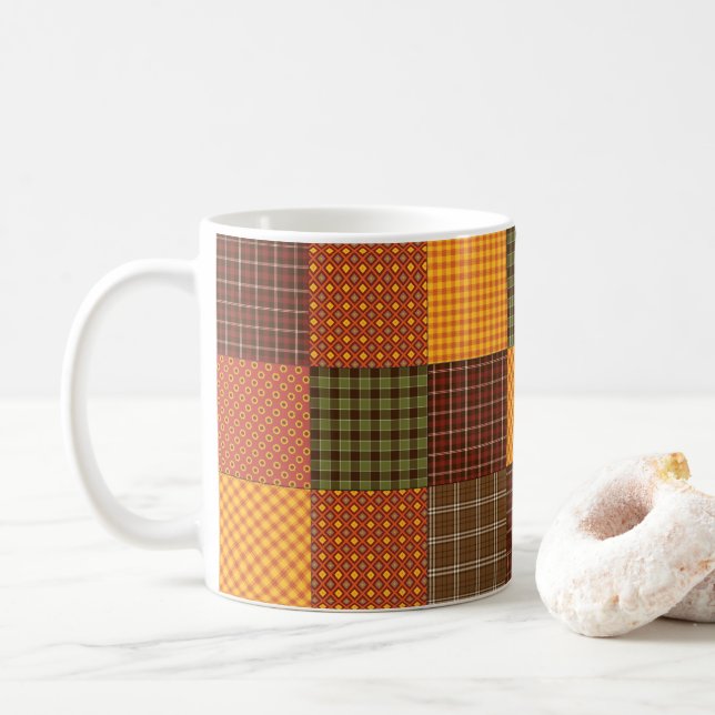 Höstkomfort Quilt Kaffemugg (Med munk)