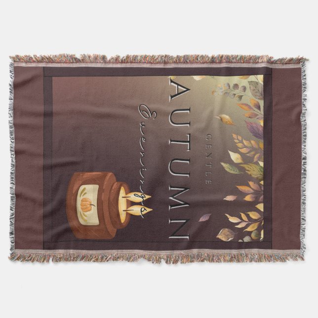 Höstkonst Evenings Blanket - Mysigt fallhem Filt (Framsidan)