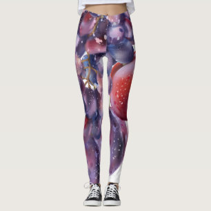 Höstkort för vattenfärg i vintage leggings