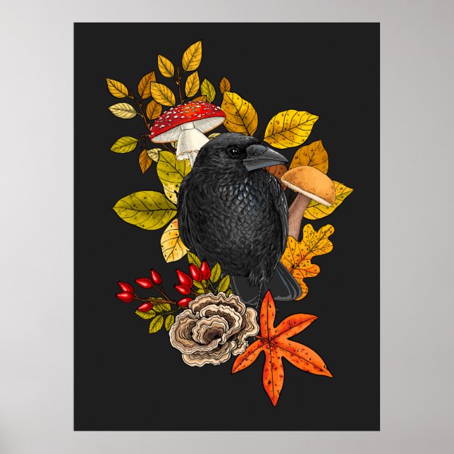 Höstkrage Poster (Framsidan)