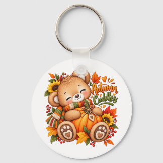 Höstkramar Teddybjörn Pumpa Höst Bebis & Barn Nyckelring