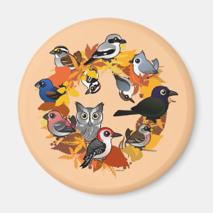 Höstkran av norden - amerikanfåglar magnet