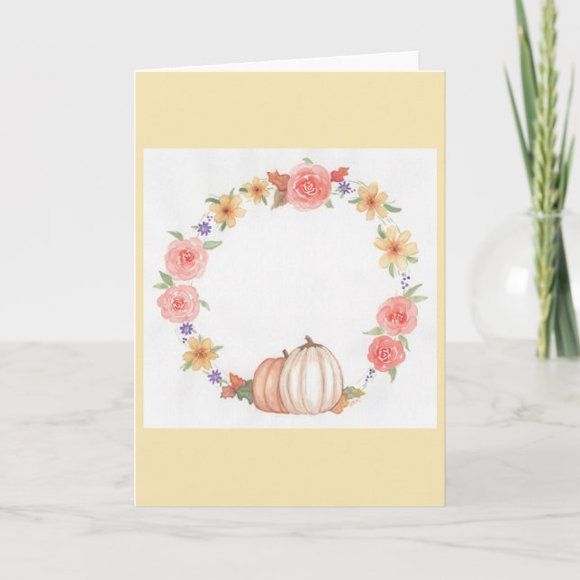 Höstkrans Kort (Framsida)