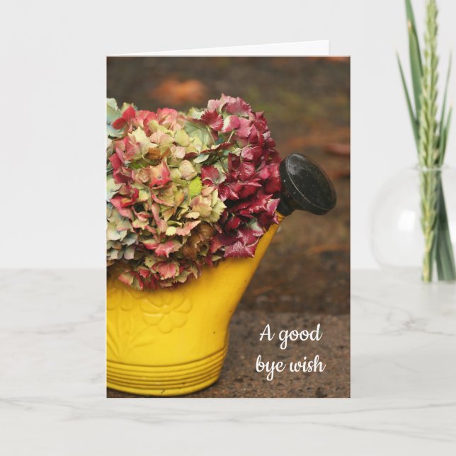 Höstkupongkort med mappad hälsning kort (Framsida)